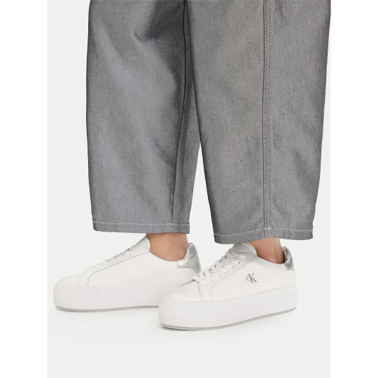 Foto del prodotto Sneakers Calvin Klein Flatform Lace Up Lth Met YW0YW01929 Bianco