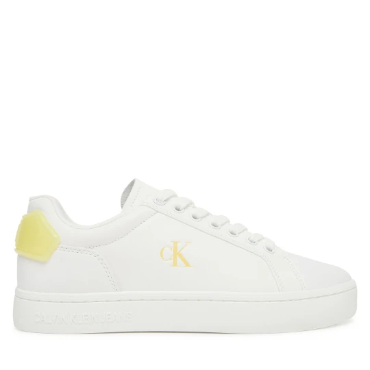 Foto del prodotto Sneakers Calvin Klein Jeans Classic Cupsole Ru Patch Lth Wn YW0YW01845 Bianco