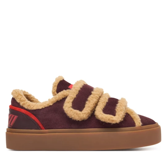 Foto del prodotto Sneakers Inuikii Lila Shearling Low Velcro 1001.001.0561.518 Bordeaux