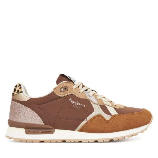 Foto del prodotto Sneakers Pepe Jeans Brit Glitter W PLS400005 Marrone