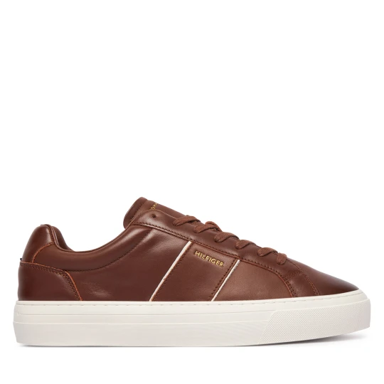Foto del prodotto Sneakers Tommy Hilfiger Dress Casual Leather Sneaker FM0FM05989 Marrone