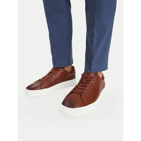 Foto del prodotto Sneakers Tommy Hilfiger Th Court Core Cognac FM0FM05729 Marrone