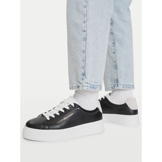 Foto del prodotto Sneakers Tommy Hilfiger Th Feminine Platform Monogram FW0FW09594 Nero