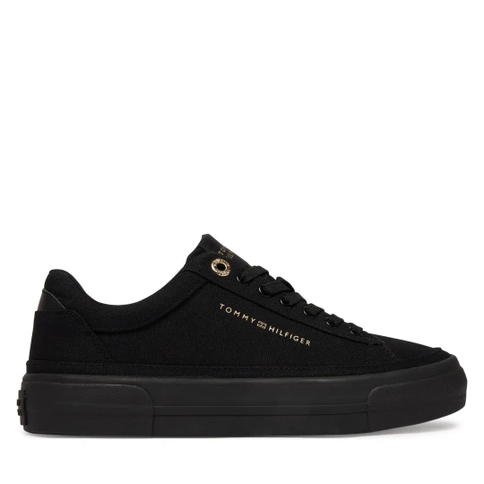 Foto del prodotto Sneakers Tommy Hilfiger Th Foxing Platform Canvas FW0FW09480 Nero