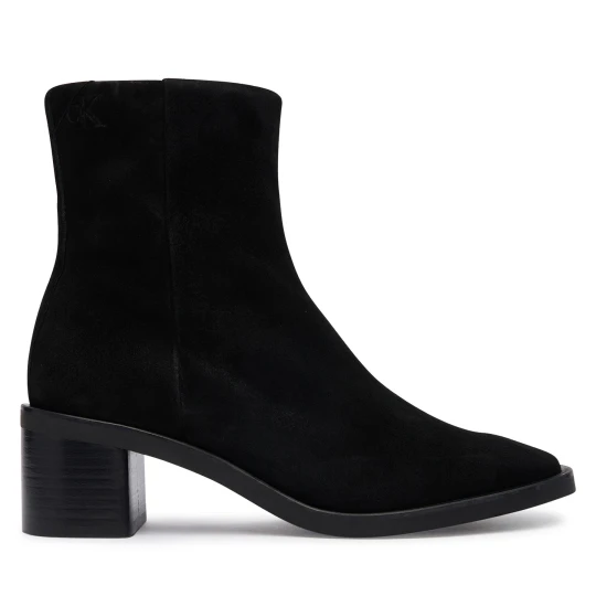 Foto del prodotto Stivaletti Calvin Klein Block Heel Ank Boot Suede HW0HW03221 Nero