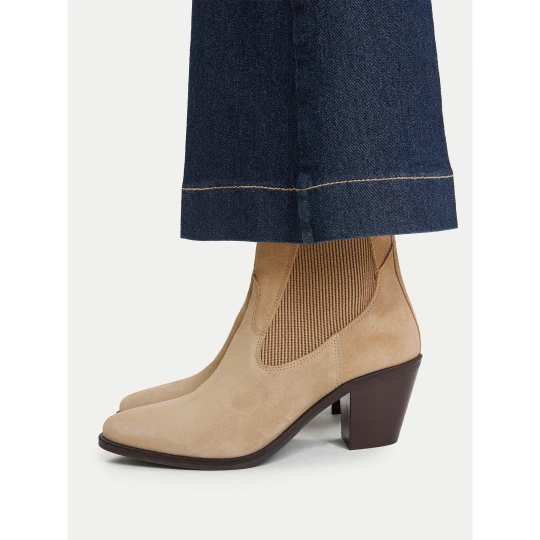 Foto del prodotto Stivaletti Tommy Hilfiger Suede Western Chelsea Boot FW0FW09581 Beige
