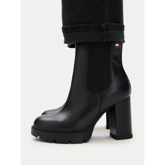 Foto del prodotto Stivaletti Tommy Jeans Tjw Chelsea High Heel Boots EN0EN03112 Nero