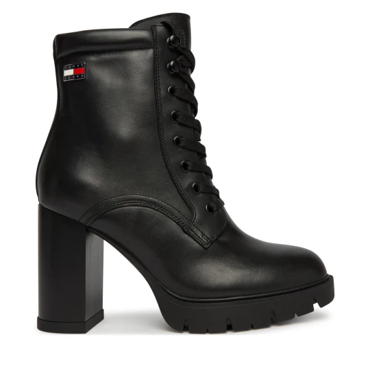 Foto del prodotto Stivaletti Tommy Jeans Tjw Lace Up High Heel Boots EN0EN03109 Nero