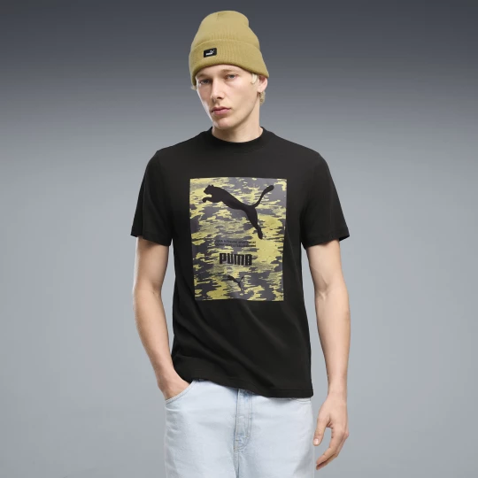 Foto del prodotto T-shirt con grafica PUMA Sport Camo da uomo, Accessori, Nero czarny