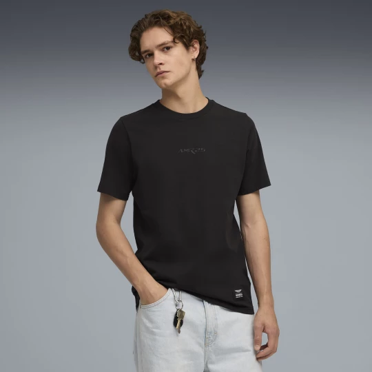Foto del prodotto T-shirt con grafica PUMA x ASTON MARTIN ARAMCO F1® TEAM da uomo, Abbigliamento, Nero czarny