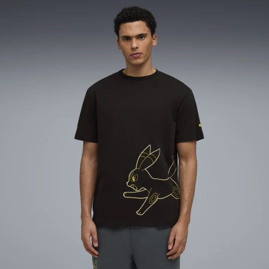 Foto del prodotto T-shirt con grafica PUMA x POKÉMON dal taglio morbido da uomo, Abbigliamento, Nero czarny