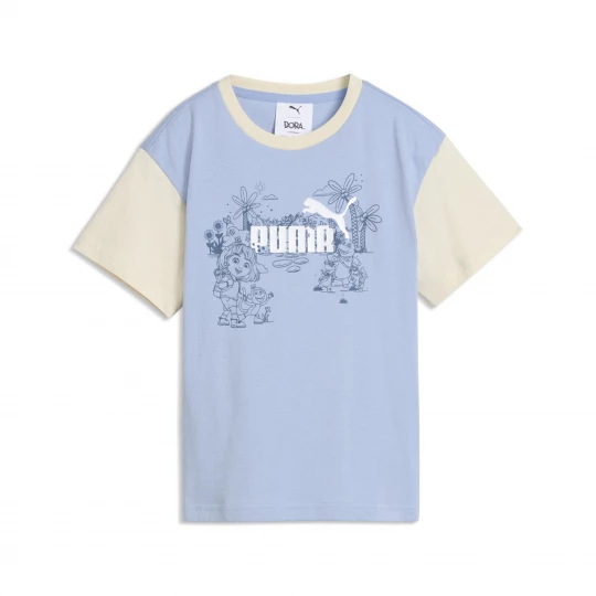 Foto del prodotto T-shirt grafica dal taglio morbido per bambini PUMA x DORA THE EXPLORER, Accessori, Blu niebieski