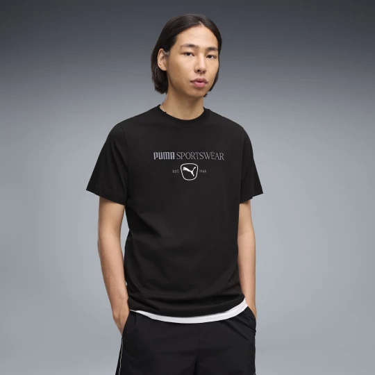 Foto del prodotto T-shirt grafica PUMA Class da uomo, Abbigliamento, Nero czarny