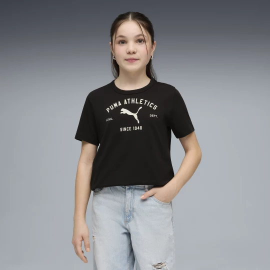 Foto del prodotto T-shirt grafica PUMA Class per ragazzi, Abbigliamento, Nero czarny