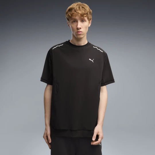 Foto del prodotto T-shirt in tessuto indemagliabile dal taglio morbido PUMATECH da uomo, Abbigliamento, Nero czarny