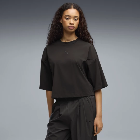 Foto del prodotto T-shirt oversize da donna PUMATECH SENSE, Abbigliamento, Nero czarny