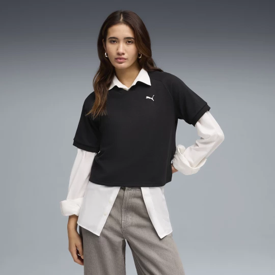 Foto del prodotto T-shirt PUMA Class dal taglio morbido da donna, Abbigliamento, Nero czarny