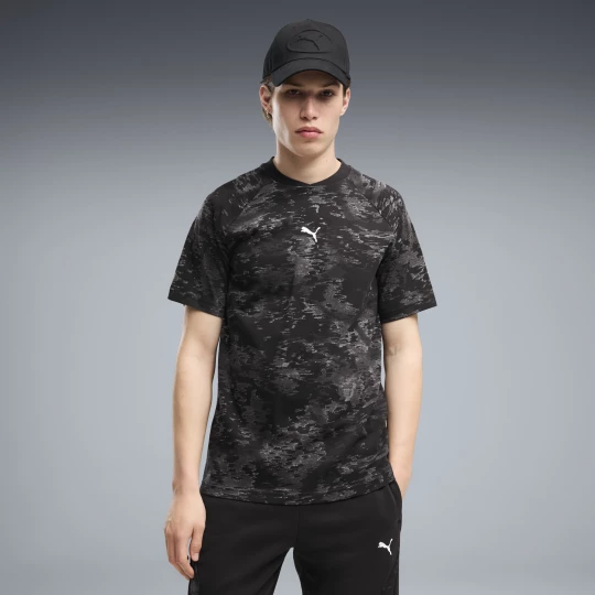 Foto del prodotto T-shirt PUMA Sport Camo da uomo, Abbigliamento, Nero czarny