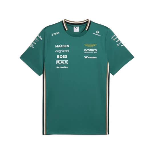 Foto del prodotto T-shirt PUMA x ASTON MARTIN ARAMCO F1® TEAM Replica da uomo, Abbigliamento, Verde zielony