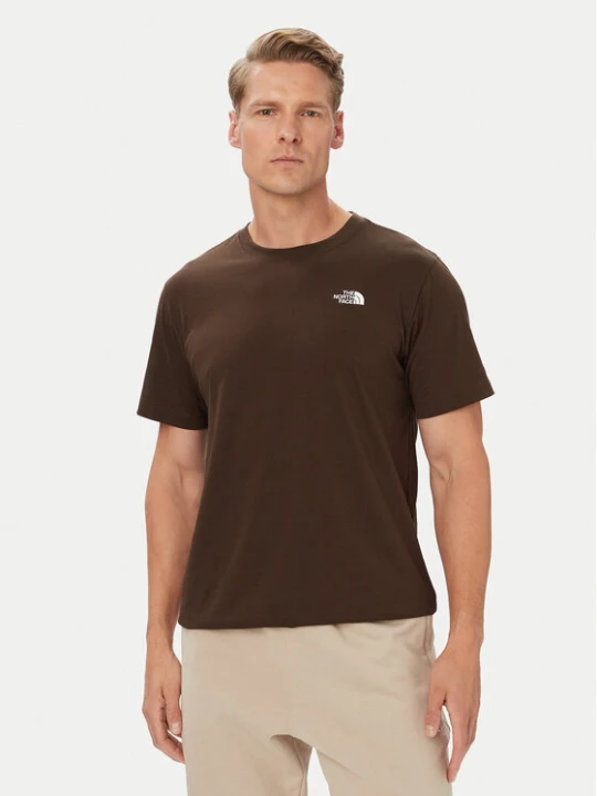 Foto del prodotto The North Face T-shirt Evolution Simple Dome NF0A8CZ2 Marrone scuro Regular Fit