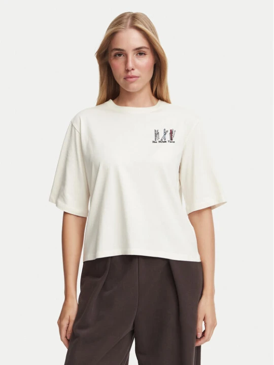Foto del prodotto The North Face T-shirt NF0A8JAP Beige chiaro Boxy Fit