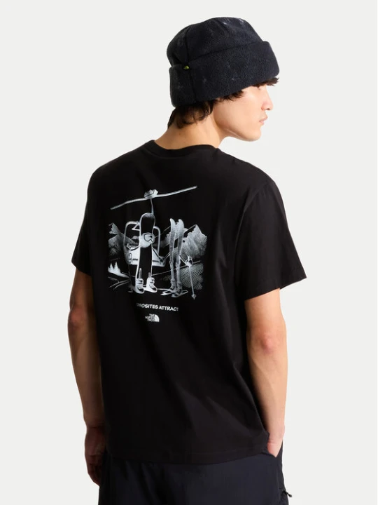 Foto del prodotto The North Face T-shirt Opposites Attract NF0A8JAN Nero Regular Fit