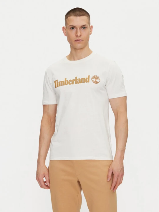 Foto del prodotto Timberland T-shirt TB0A5UPQ Écru Regular Fit Crema