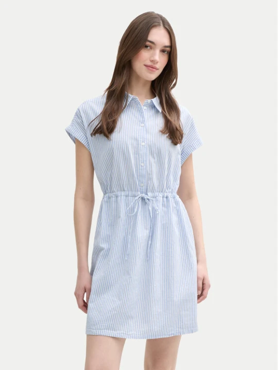 Foto del prodotto Tom Tailor Denim Vestito chemisier 1045766 Blu Regular Fit