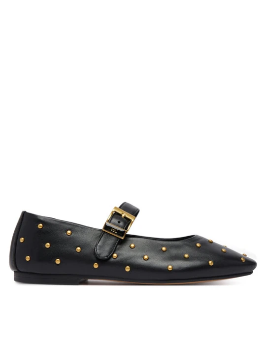 Foto del prodotto Tommy Hilfiger Ballerine Th Buckle Leather Stud Ballerina FW0FW09541 Nero
