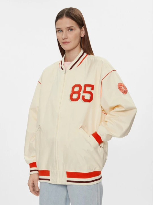 Foto del prodotto Tommy Hilfiger Bomber Baseball WW0WW40477 Beige Oversize
