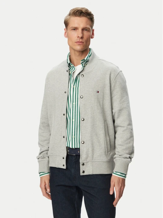 Foto del prodotto Tommy Hilfiger Bomber Essential MW0MW42470 Grigio Regular Fit
