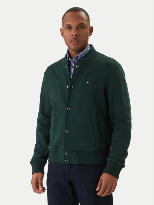 Foto del prodotto Tommy Hilfiger Bomber Essential MW0MW42470 Verde Regular Fit