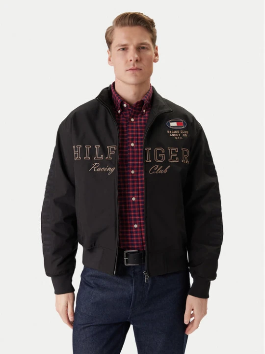 Foto del prodotto Tommy Hilfiger Bomber Racing MW0MW42565 Nero Regular Fit