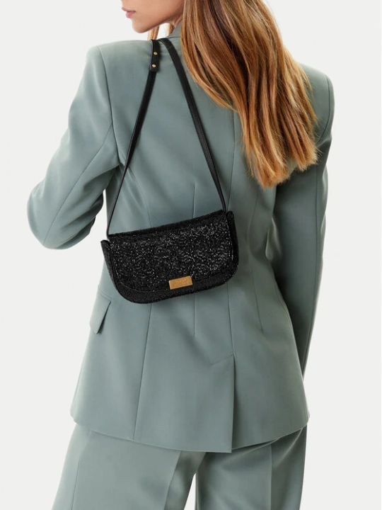 Foto del prodotto Tommy Hilfiger Borsetta Party Le Mini Crossover Beaded AW0AW17940 Nero