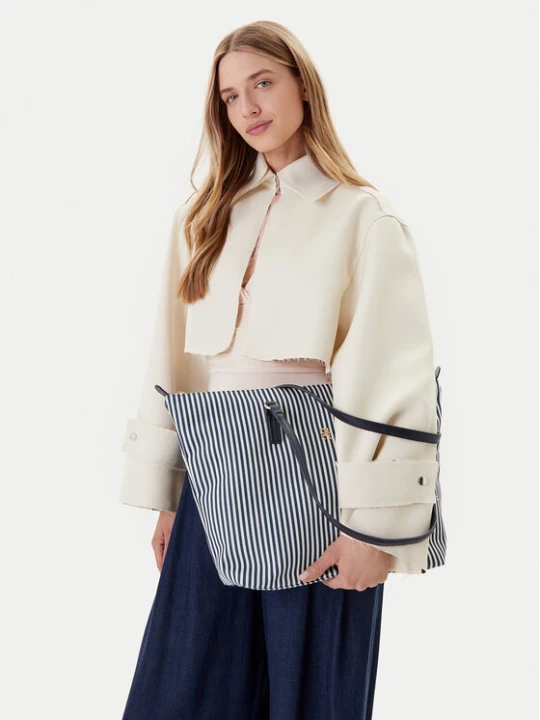 Foto del prodotto Tommy Hilfiger Borsetta Poppy Summer Tote AW0AW17203 Blu scuro