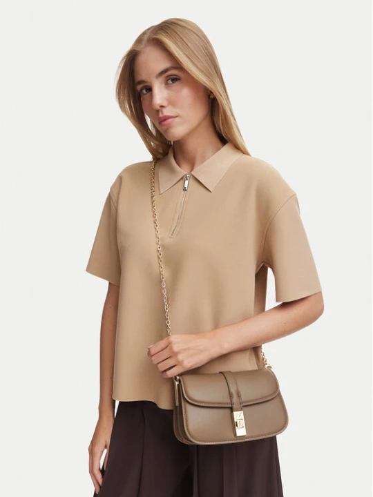 Foto del prodotto Tommy Hilfiger Borsetta Th Heritage Chain Crossover AW0AW19319 Beige