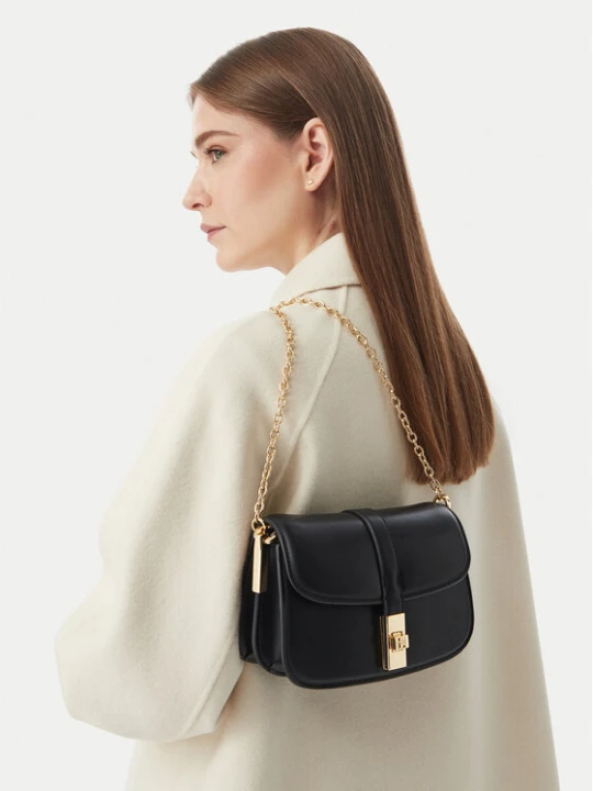 Foto del prodotto Tommy Hilfiger Borsetta Th Heritage Chain Crossover AW0AW19319 Nero