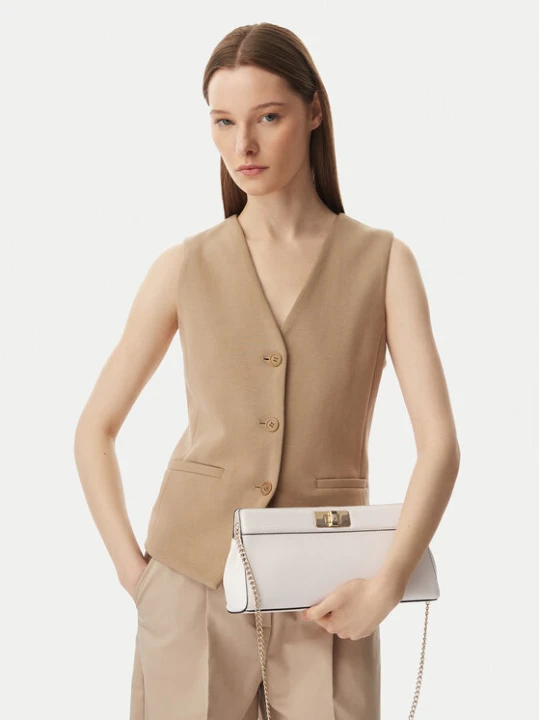 Foto del prodotto Tommy Hilfiger Borsetta Th Modern Clutch AW0AW18727 Crema