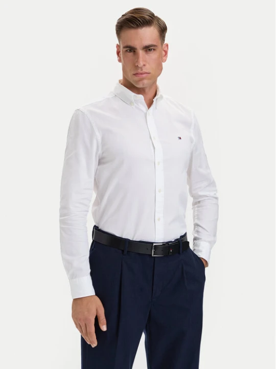 Foto del prodotto Tommy Hilfiger Camicia Flex Dobby MW0MW44570 Bianco Slim Fit