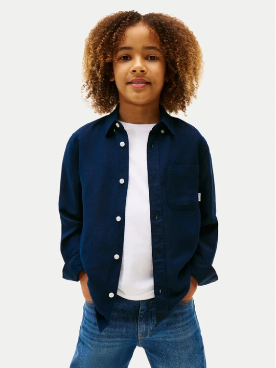 Foto del prodotto Tommy Hilfiger Camicia KB0KB09550 D Blu scuro Relaxed Fit