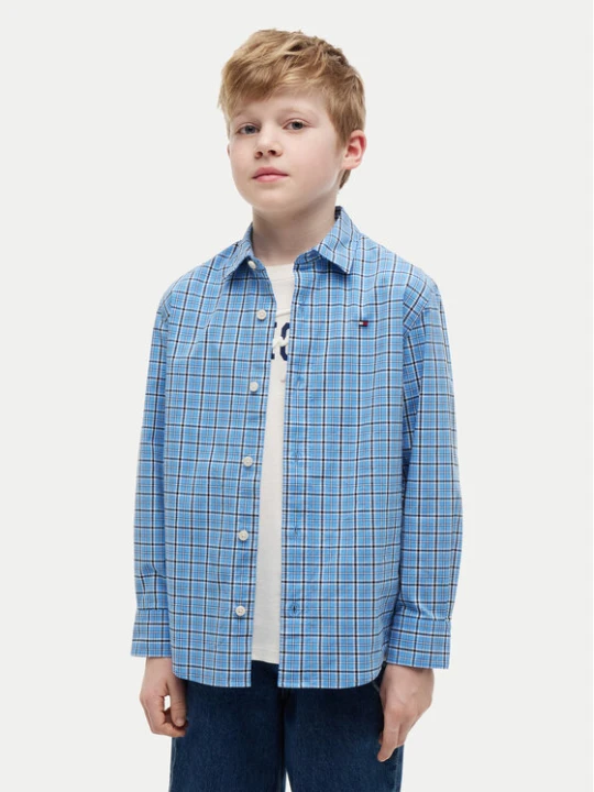 Foto del prodotto Tommy Hilfiger Camicia KB0KB10438 S Blu Regular Fit