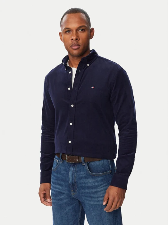 Foto del prodotto Tommy Hilfiger Camicia Solid MW0MW40486 Blu scuro Regular Fit