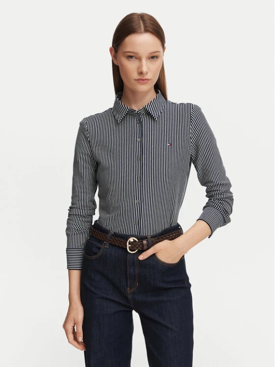 Foto del prodotto Tommy Hilfiger Camicia WW0WW43528 Blu scuro Slim Fit
