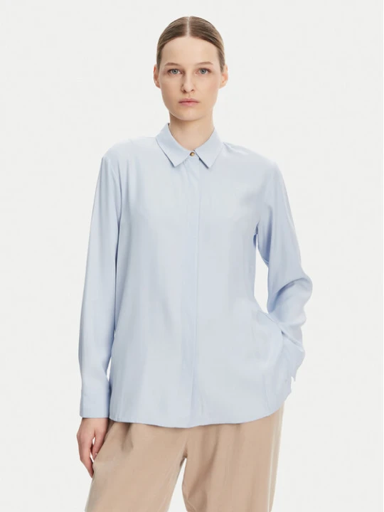 Foto del prodotto Tommy Hilfiger Camicia WW0WW44045 Celeste Relaxed Fit