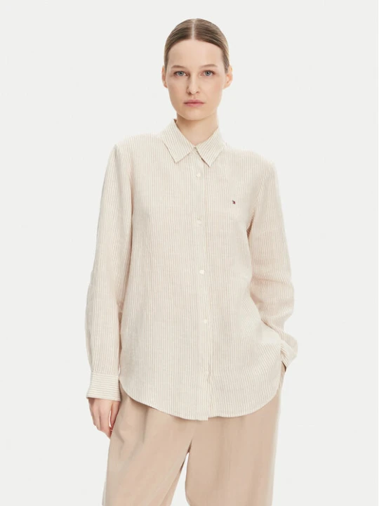 Foto del prodotto Tommy Hilfiger Camicia WW0WW44679 Beige Relaxed Fit