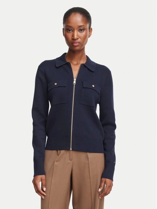 Foto del prodotto Tommy Hilfiger Cardigan WW0WW51415 Blu scuro Regular Fit