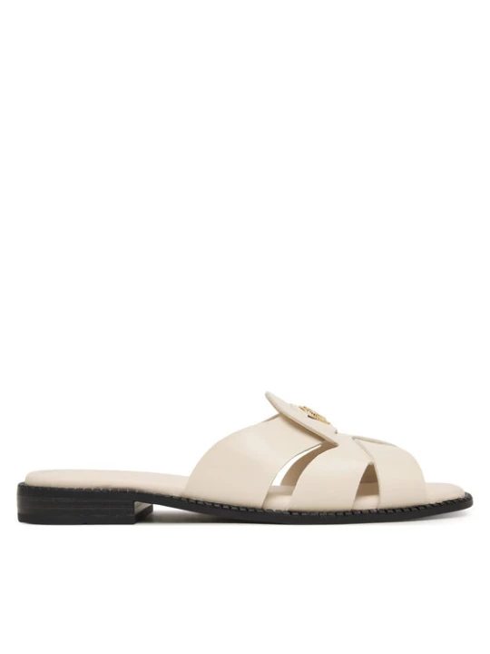 Foto del prodotto Tommy Hilfiger Ciabatte Leather Crest Square Toe Sandals FW0FW09126 Crema