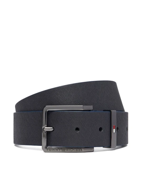 Foto del prodotto Tommy Hilfiger Cintura Oliver Saffiano 3.5 AM0AM14573 Blu scuro