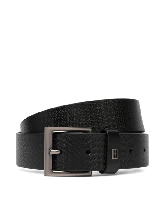 Foto del prodotto Tommy Hilfiger Cintura Th Soho Flag Aop 3.5 AM0AM14179 Nero