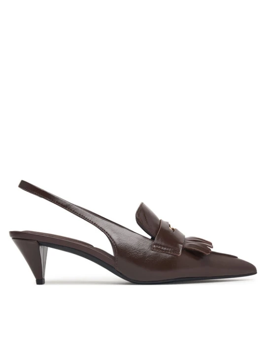 Foto del prodotto Tommy Hilfiger Décolleté Th Penny Bar Pointy Sling Back FW0FW09535 Marrone